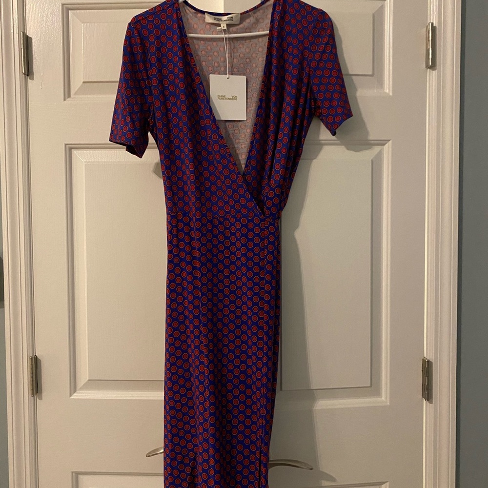 Diane Von Furstenberg silk wrap dress!